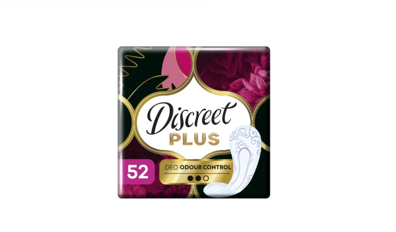 DISCREET ABSORBANTE ZILNICE 52BUC PLUS DEO ODOUR CONTROL 